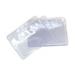 INOX KART POSETI YATAY SEFFAF 7,5x9,5 CM 100 LU