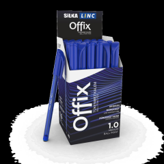 SILKA LINC TUKENMEZ KALEM OFFIX MAVI 50LI ART.423