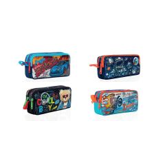 FABER KIDS KALEM CANTASI CIFT GOZLU ERKEK