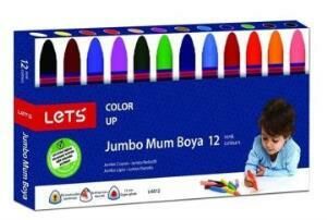 LETS MUM PASTEL BOYA JUMBO 12 RENK KARTON (L-6512)