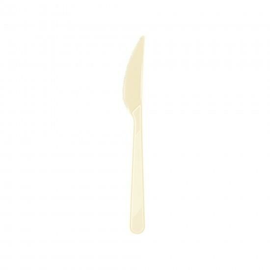 KIKA PLASTIK BICAK KREM 25 LI