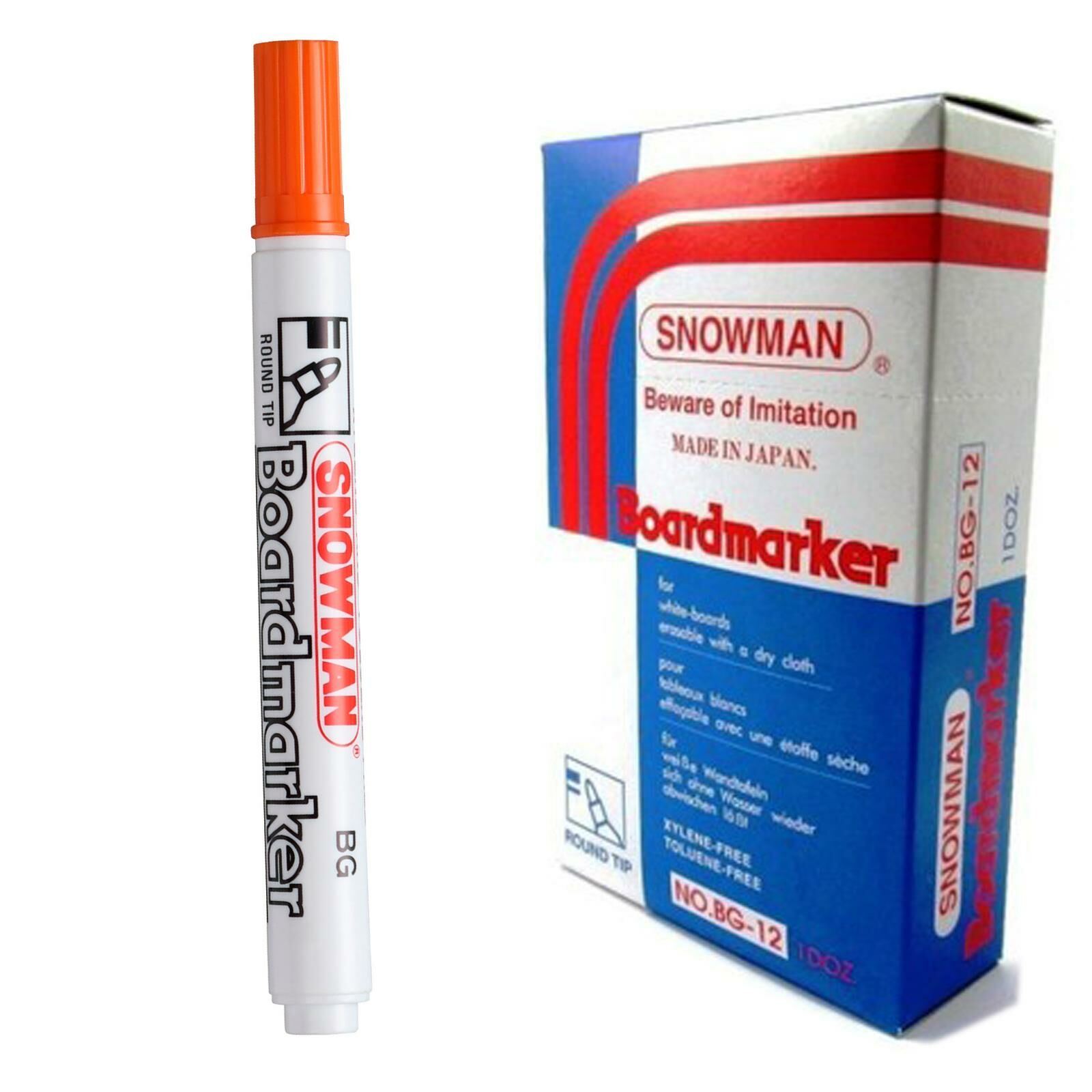 SNOWMAN TAHTA KALEMI TURUNCU 12 LI KUTU