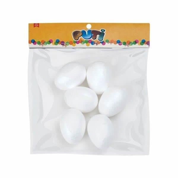 PUTI  6cm KOPUK YUMURTA 6 LI(4896)