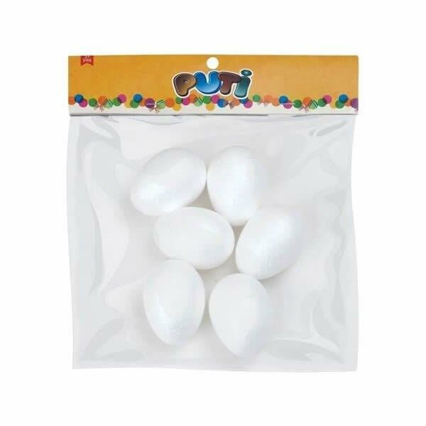 PUTI  6cm KOPUK YUMURTA 6 LI(4896)