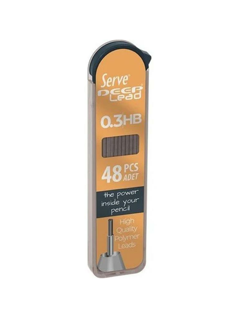 SERVE DEEP MEKANIK KALEM UCU 0.3MM HB HARDAL SARI