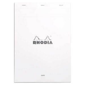 RHODIA BASIC A4 CIZGILI BLOKNOT BEYAZ KAPAK 80YP.