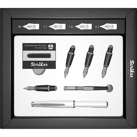 SCRIKSS KALIGRAFI SET OZEL KUTU BEYAZ (33)