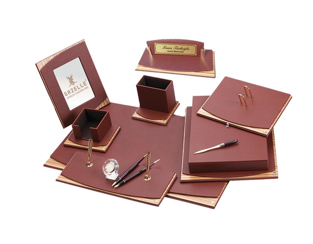 GULPAS SUMEN TAKIMI 12 PARCA AHSAP KAHVE (868)