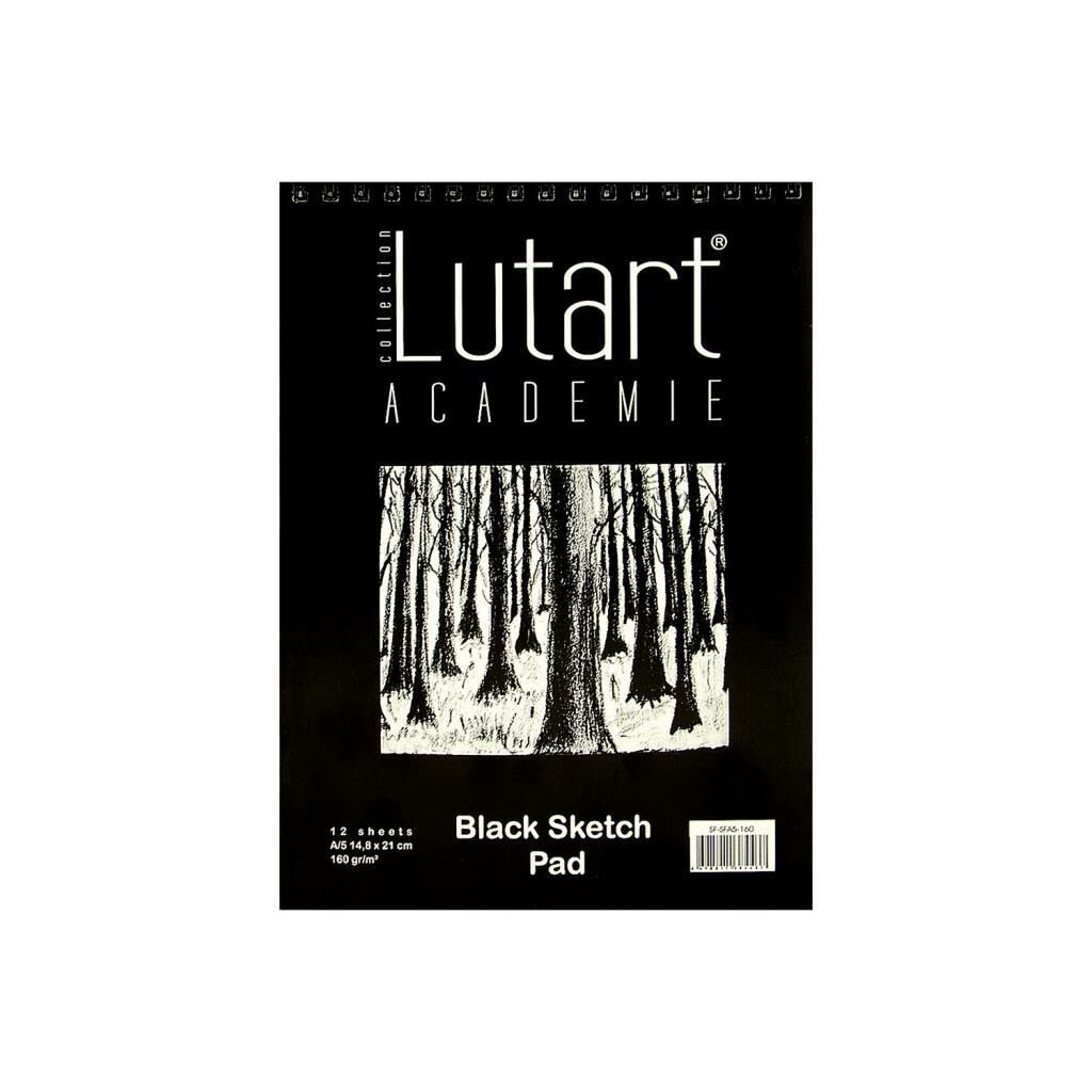 LUTART C.BLOGU  A5 160gr 12 YP.SIYAH (LA-SFA5)