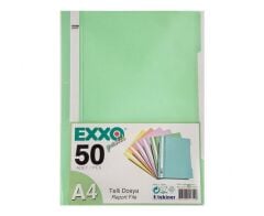 EXXO TELLI DOSYA NANE YESILI PASTEL 50 LI