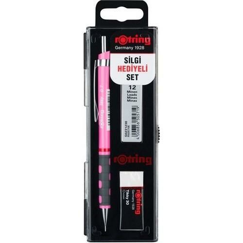 ROTRING TIKKY VERSATIL OKUL SETI 0.7 NEON PEMBE