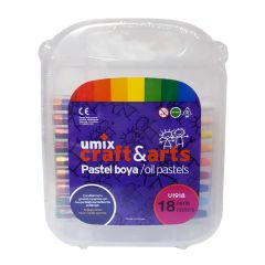 UMIX PASTEL BOYA CRAFTS&ARTS 18 RENK  (U1918)