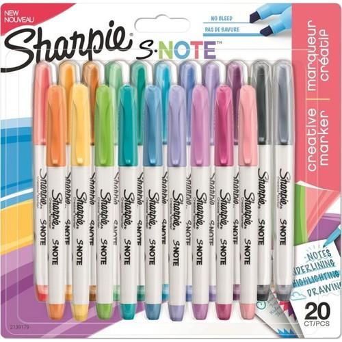 SHARPIE SNOTE KREATIF MARKOR KESIK UC 20LI 2139179