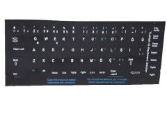 ADDISON KLAVYE STICKER 300161 TURKCE Q SIYAH