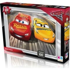 KS PUZZLE 100 PARCA CARS