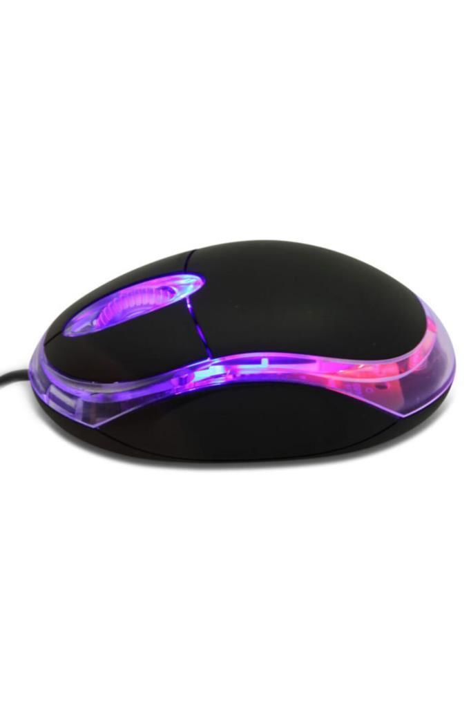 EVEREST KABLOLU MOUSE KM-6809 USB SIYAH ISIKLI OPT