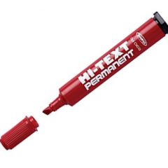 HI-TEXT PERMANENT MARKER KES KIRMIZI 12LI (830PCK)