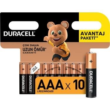 DURACELL INCE KALEM PIL (AAA) 10 LU