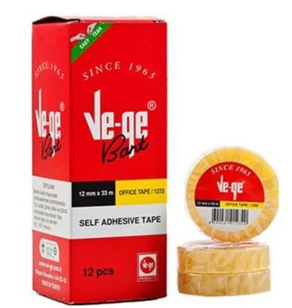 VEGE BANT SELEFON SARI SERIT 12mmx33mt. 12LI