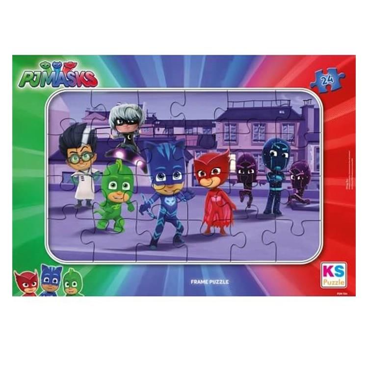 KS GAMES FRAME PUZZLE 24 PARCA PJ MASKS