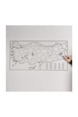 PANDA 118X56 CM TURKIYE HARITASI KAGIT TAHTA(792)