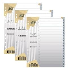 GEN-OF SEPERATOR PLASTIK A4 1-31 RAKAMLI (GEN-1300
