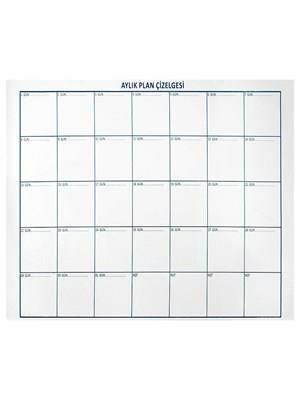 PANDA 90X120 CM BEYAZ 2 LI KAGIT TAHTA (PAN750)