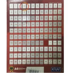 KRAF LASER ETIKET 2102 210x148,5(2x100=200)HB1102