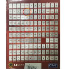 KRAF LASER ETIKET 2208 105x70 (8x100=800)