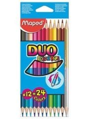 MAPED KURU BOYA DUO COLOR PEPS 24 RENK (829600)