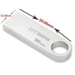 KINGSTON FLASH DISK PENDRIVERS 16GB METAL (DT SE9)