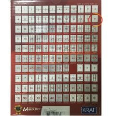 KRAF LASER ETIKET 2614 105x40(14x100=1400)