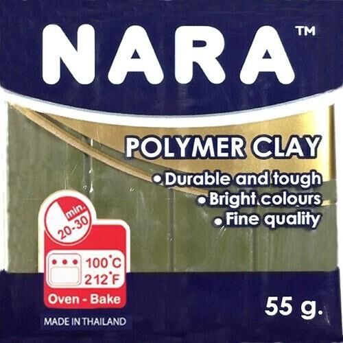 NARA POLYMER CLAY 55gr.LIGHT OLIVE