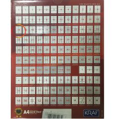 KRAF LASER ETIKET 2514 105x38 (17x100=1400)