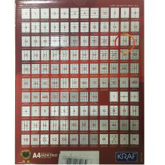 KRAF LASER ETIKET 2312 70x70 (12x100=1200)HB1213