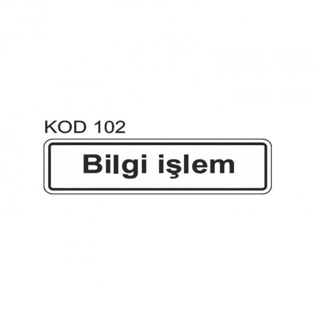 EKSTRAFIX BILGI ISLE (YUL-102) LEVHASI