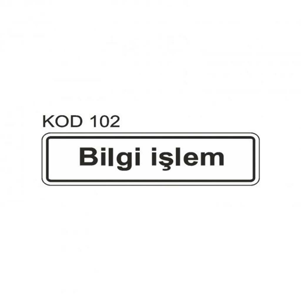 EKSTRAFIX BILGI ISLE (YUL-102) LEVHASI