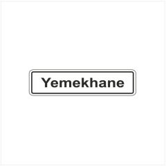 EKSTRAFIX YEMEKHANE YONLENDIRME LEVHASI  (YUL-107)