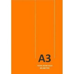 BAYINDIR MILIMETRIK BLOKNOT A3 36 YP TURUNCU