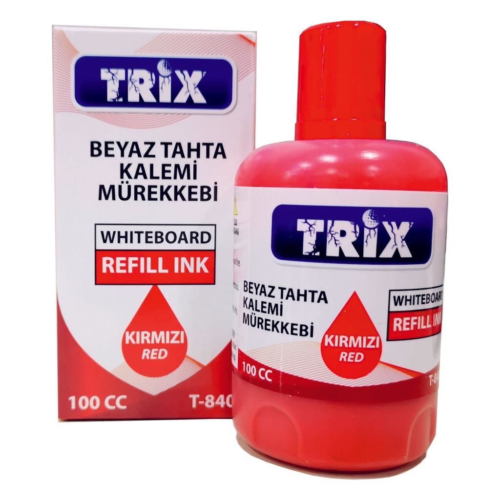 TRIX BOARD MARKER  MUREKKEBI100ml.KIRMIZI (T-840)