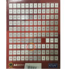 KRAF LASER ETIKET 2008 99.1x67.7 (8x100=800)HB1008