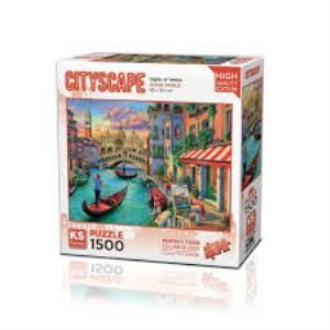 KS GAMES PUZZLE 1500 PARCA SIGHTS OF VENICE