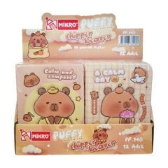 MIKRO NOT DEFTERI PUFFY CIPPER BEAVER PF-140