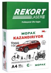 MOPAK FOTOKOPI KAGIDI A4 REKORT 80gr TSE 500 LU