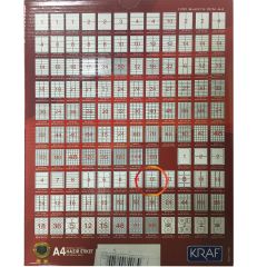 KRAF LASER ETIKET 2016 99x34 (16x100=1600)HB1016