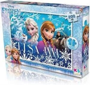 KS GAMES PUZZLE 200 PARCA FROZEN FRZ.113