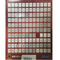 KRAF LASER ETIKET 2021 63x38 (21x100=2100)HB1021