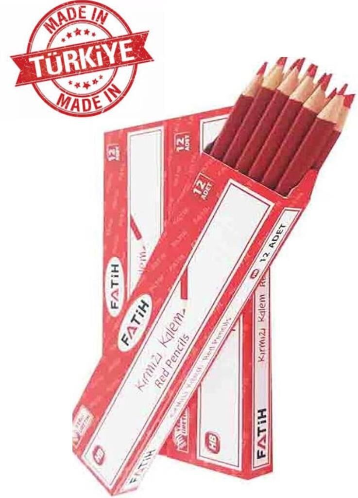 FATIH KOPYA KALEMI KIRMIZI EKO. 12LI(25010)