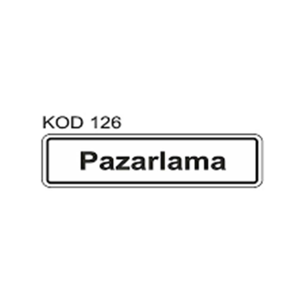 EKSTRAFIX PAZARLAMA YONLENDIRME LEVHASI  (YUL-126)