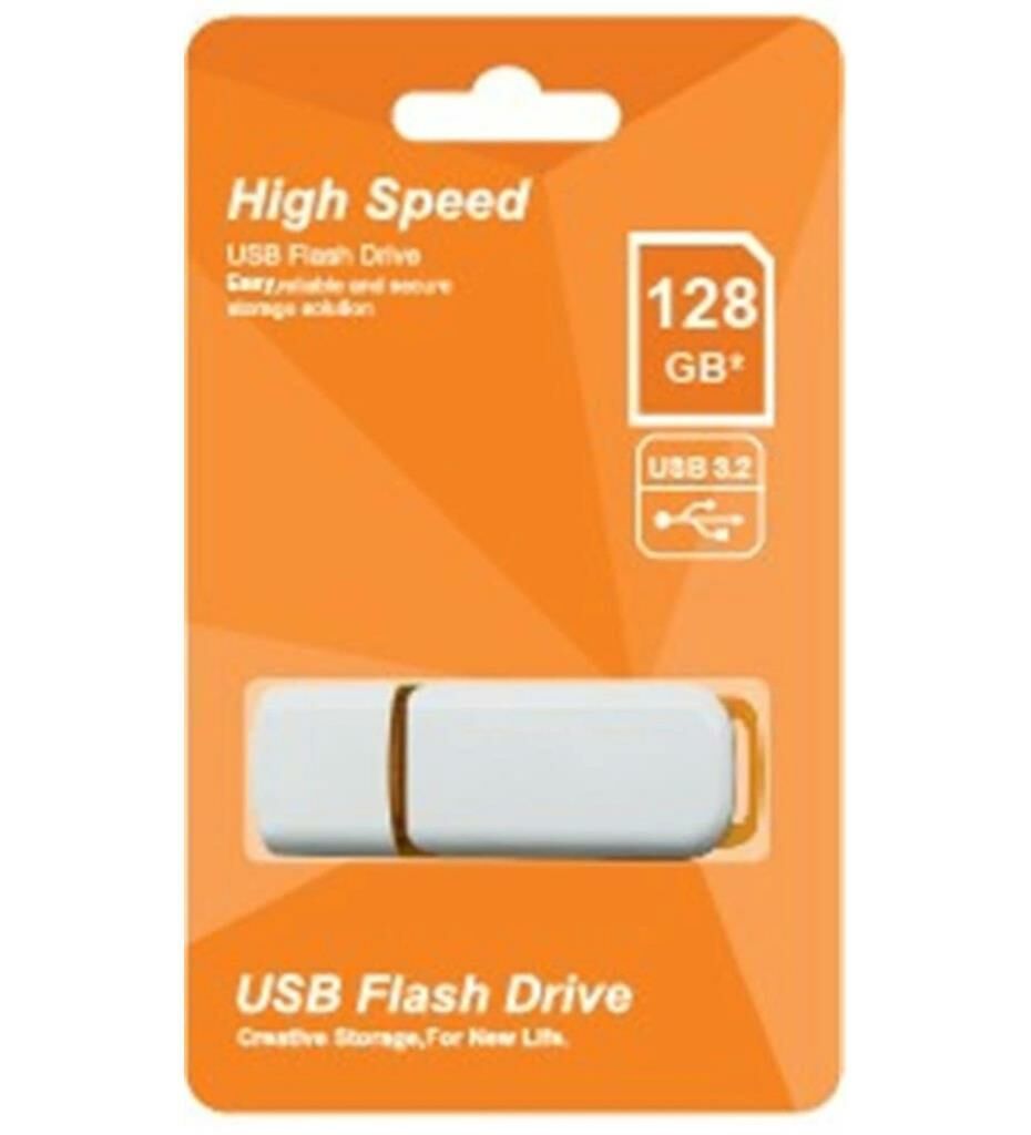 ELBA FLASH BELLEK 128GB USB 3.2 PLASTIK BEYAZ-TURU